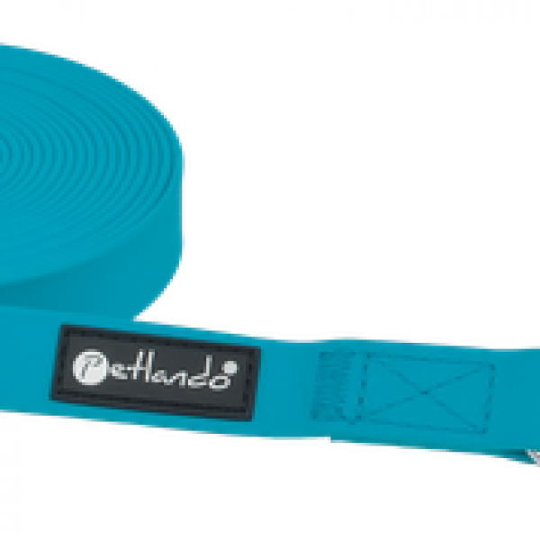 Petlando Trekking Schleppleine 15 mm blau