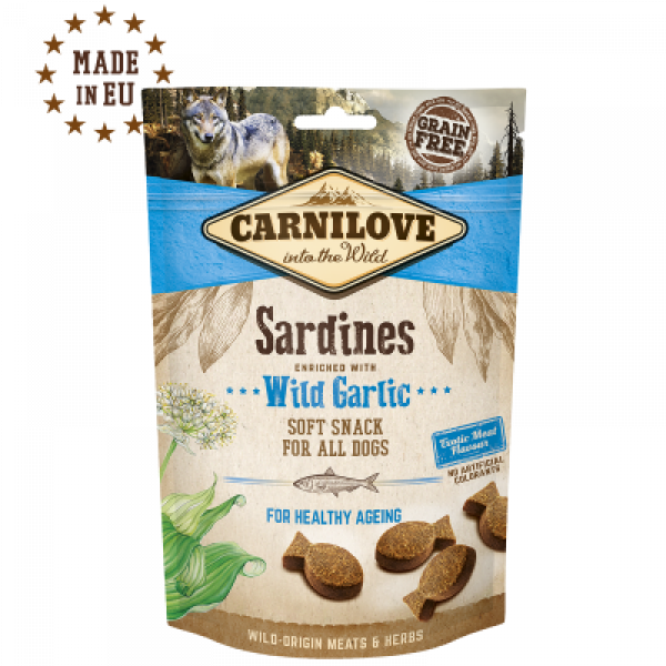 Carnilove Soft Snack Sardine mit Bärlauch 200g