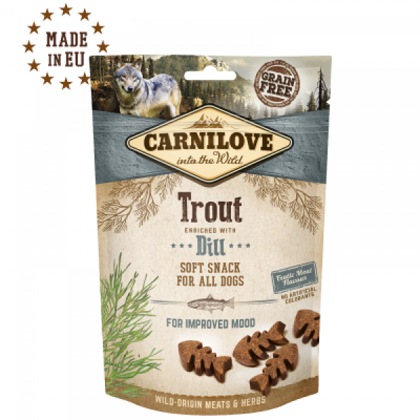 Carnilove Soft Snack Forelle mit Dill 200g