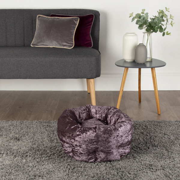 Scruffs Velvet Dogs Bed lilac