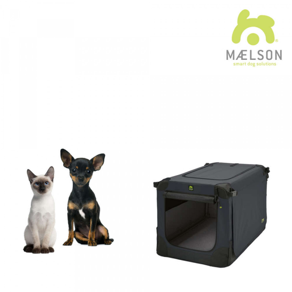 MAELSON foldable Dogbox Soft Kennel 52 anthracite