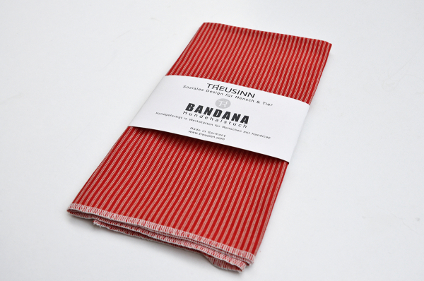 Treusinn Bandana Bern (red-striped)