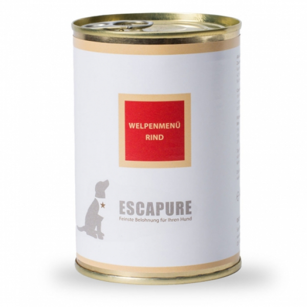 Escapure Welpenmenü Rind 400g