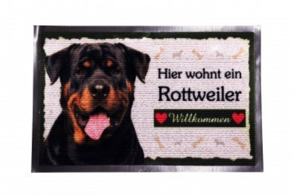 Fussmatte Rottweiler