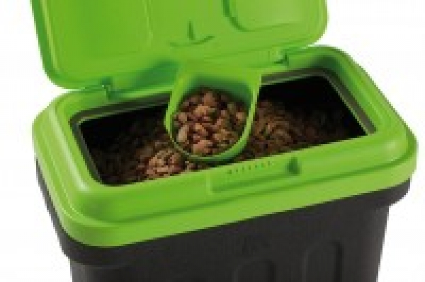 Maelson Dry Box -schwarz / grün- Vorratsbehälter für Trockenfutter