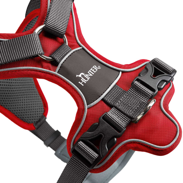 Hunter Harness DIVO red/grey