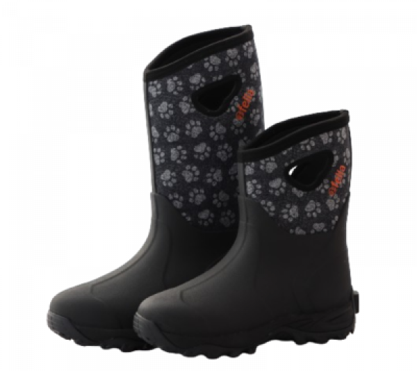 93' Fella Outdoorboots Jeannie high  black/Pfötchen