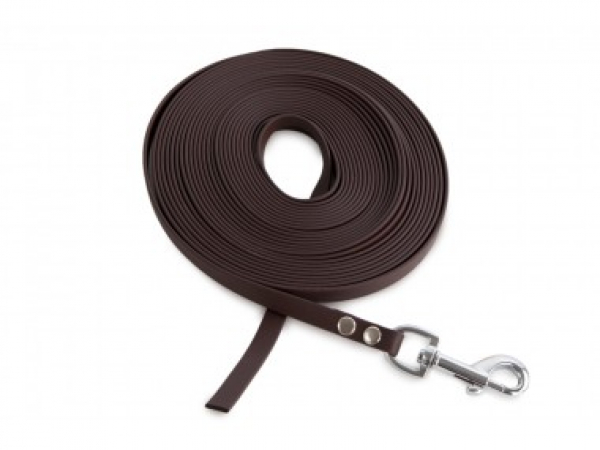 BioThane Schleppleine 13 mm dunkelbraun
