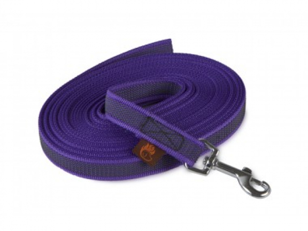 Grip dog leash 20 mm / 5 m without handle violett