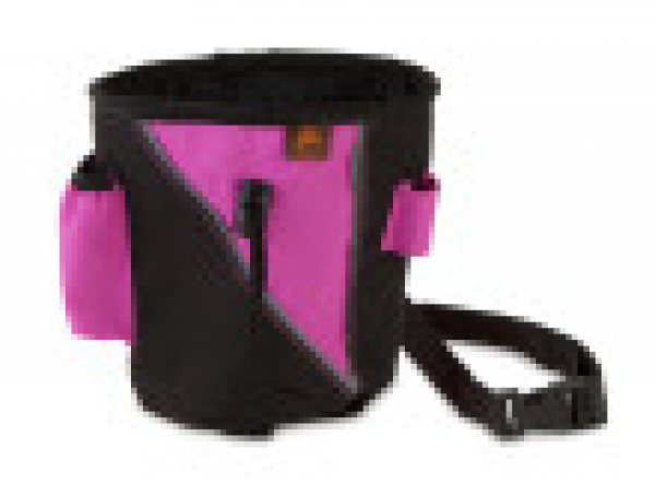 Firedog Treat bag large black/pink