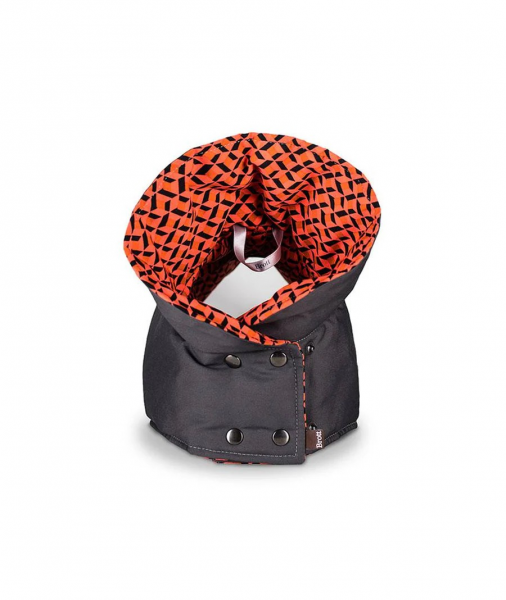 Brottdog Hundemantel Er grau/orange L