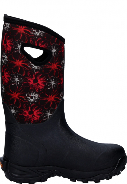 93' Fella Outdoorstiefel Annie hoch black/ red