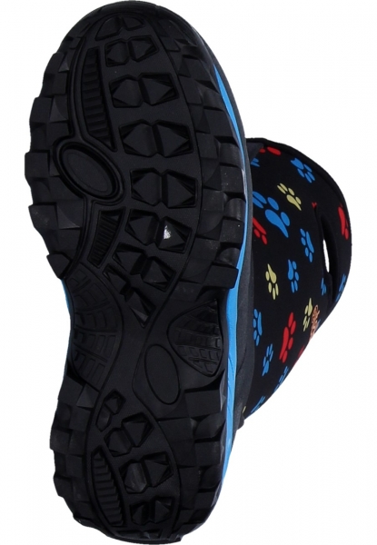 93' Fella Outdoorstiefel Pawwalker hoch black/Pfötchen