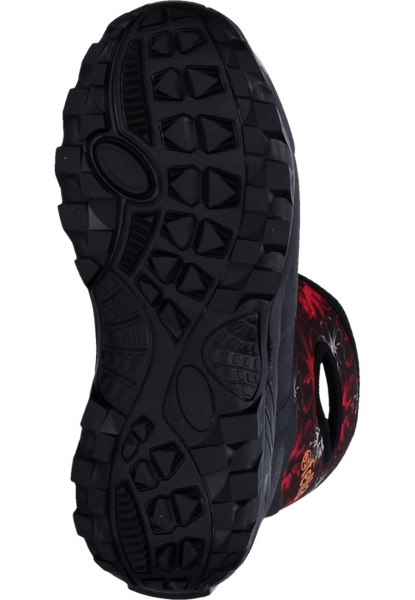 93' Fella Outdoorstiefel Annie halbhoch black / red