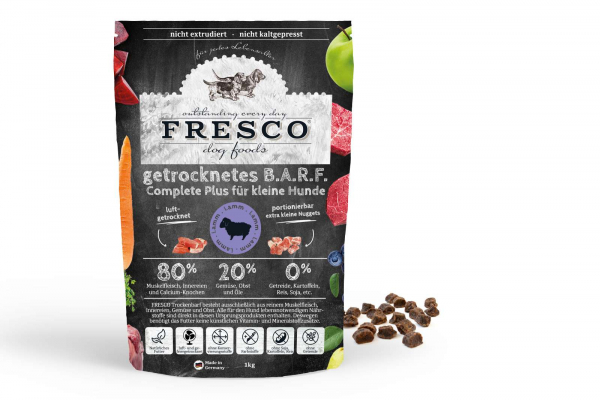 Trockenbarf Complete Plus Lamm (für kleine Hunde)