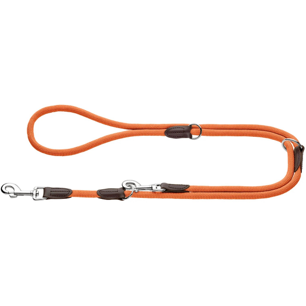 Hunter Führleine Freestyle verstellbar orange