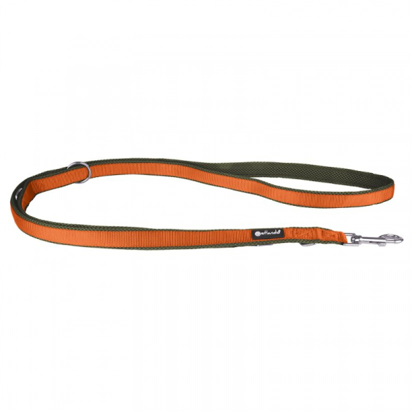 Petlando Magnetech Verstellbare Führleine Olive/Orange
