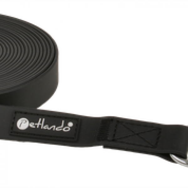Petlando Trekking Schleppleine 10 mm schwarz