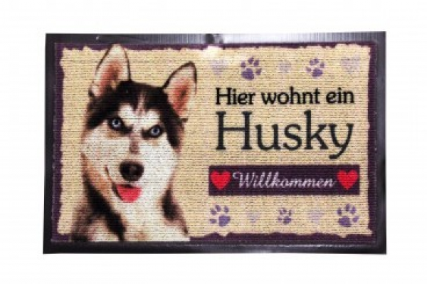 Fussmatte Husky