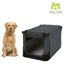 MAELSON faltbare Hundebox Soft Kennel 92 anthrazit